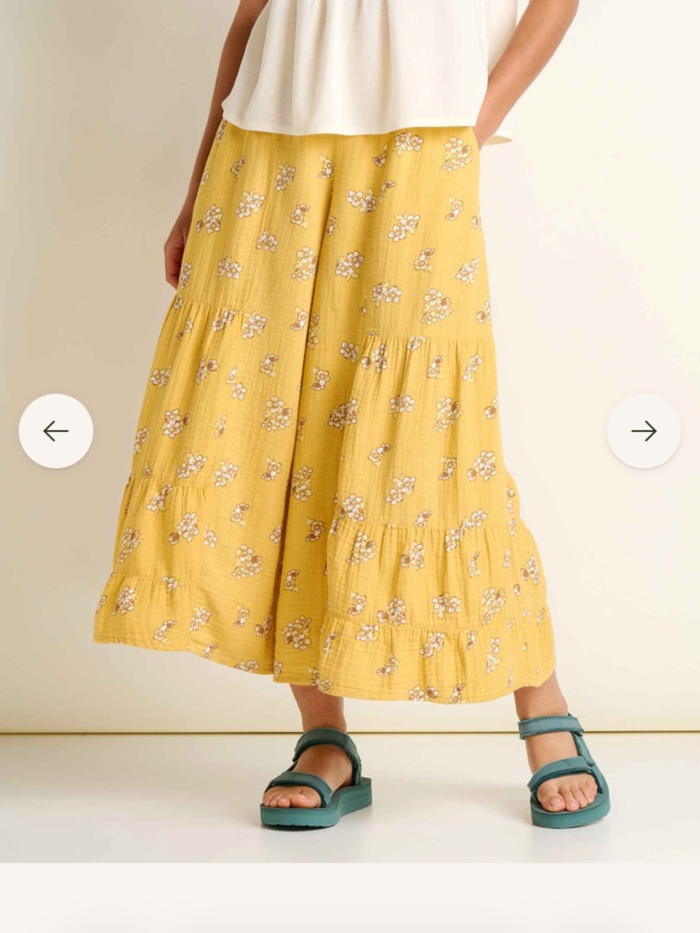 Tate Double Weave Palazzo Pant - Picture 3 of 5